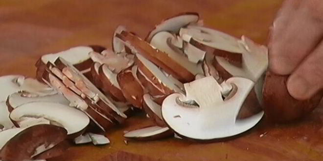 Рецепт лазаний с грибами, козьим сыром и шпинатом