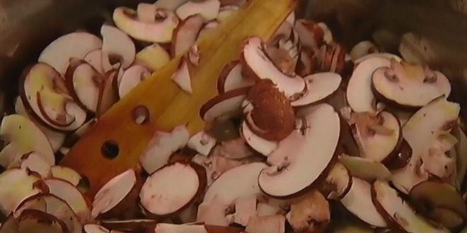 Рецепт лазаний с грибами, козьим сыром и шпинатом