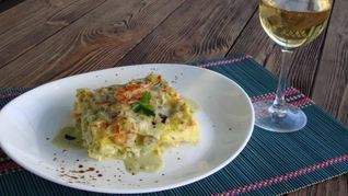 Рецепт Лазаний с морепродуктами