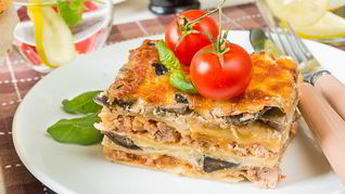 Рецепт Лазаний с мясом и лесными грибами