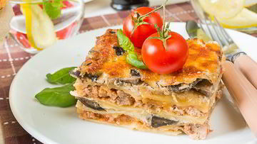 Рецепт Лазаний с мясом и лесными грибами