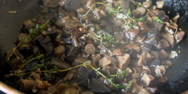 Рецепт лазаний с мясом и лесными грибами