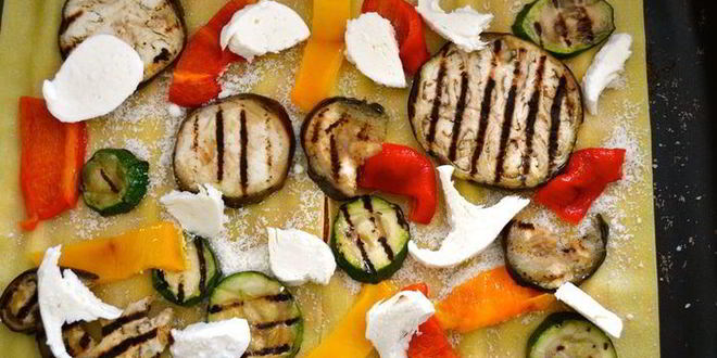 Рецепт лазаний с овощами-гриль