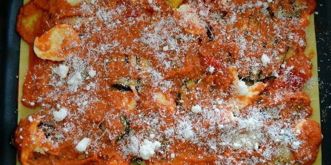 Рецепт лазаний с овощами-гриль