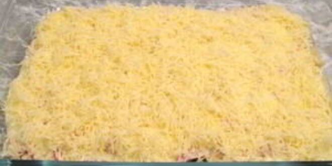 Рецепт лазаний с помидорами, сыром и ветчиной