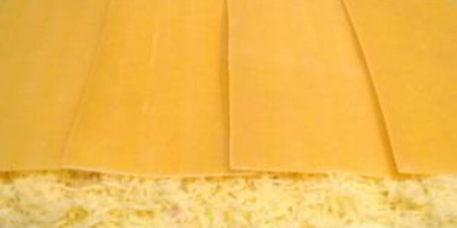 Рецепт лазаний с помидорами, сыром и ветчиной