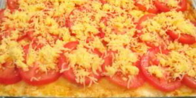Рецепт лазаний с помидорами, сыром и ветчиной