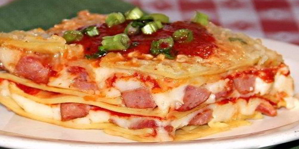 Как приготовить лазанья с сосиской