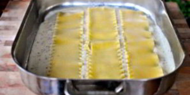 Рецепт лазаний с творогом и сыром