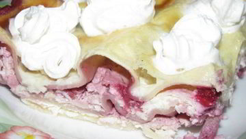 Рецепт Лазаний с творогом и ягодами