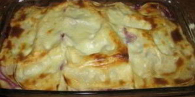 Рецепт лазаний с творогом и ягодами