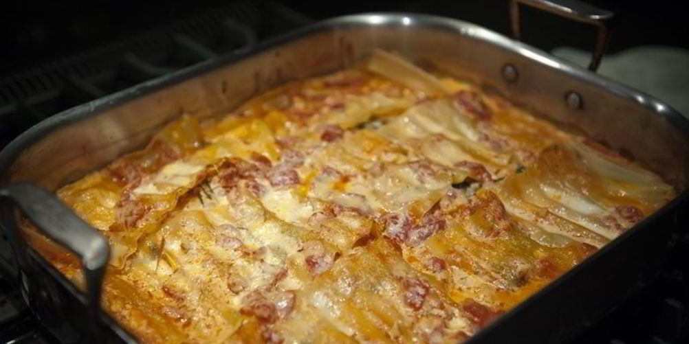 Как приготовить лазанья с ветчиной