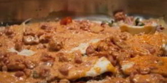 Рецепт лазаний с ветчиной