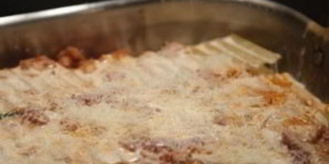 Рецепт лазаний с ветчиной