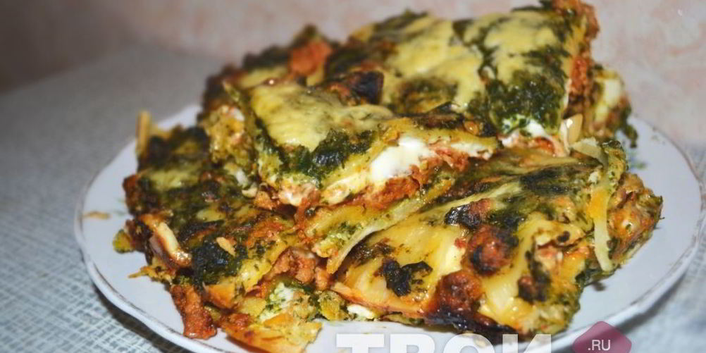 Как приготовить лазанья со шпинатом