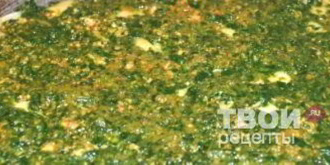 Рецепт лазаний со шпинатом