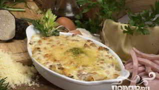 Рецепт Лазаний Vincisgrassi alla marchigiana