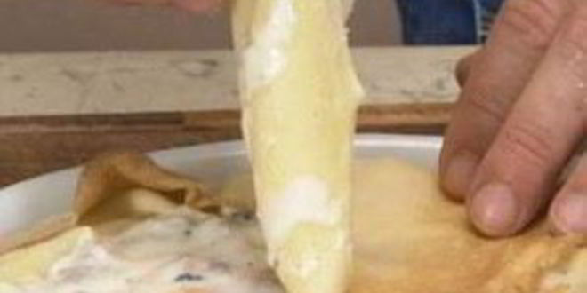 Рецепт лазаний vincisgrassi alla marchigiana