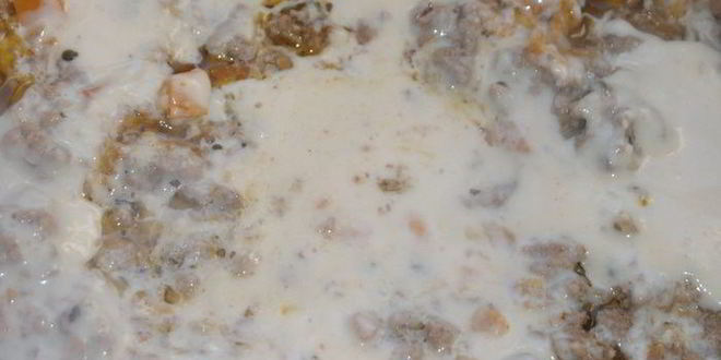 Рецепт мясной лазанья