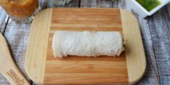 Рецепт рулета лазанья в чесночном хлебе