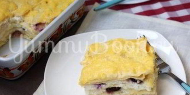 Рецепт сладкой лазанья с творогом