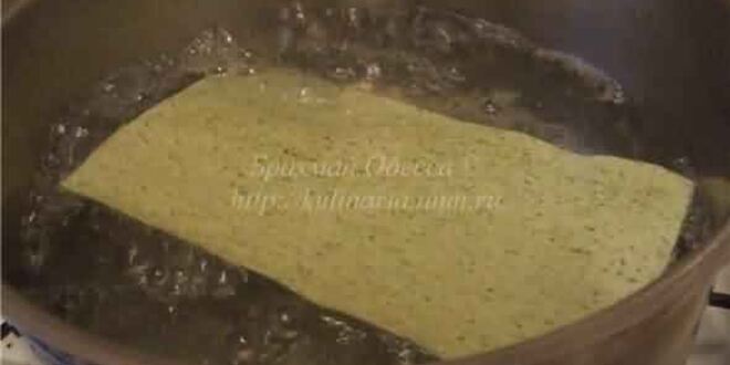 Рецепт сытной лазанья