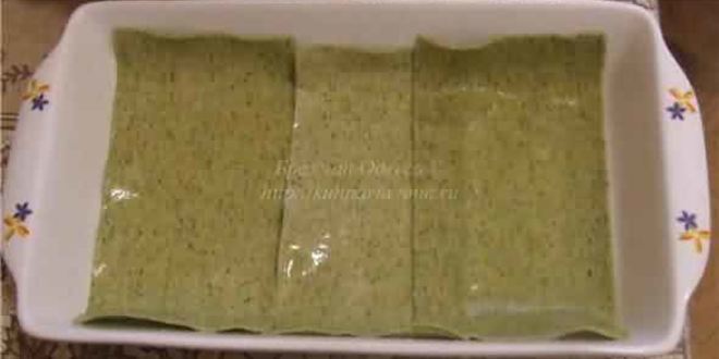 Рецепт сытной лазанья