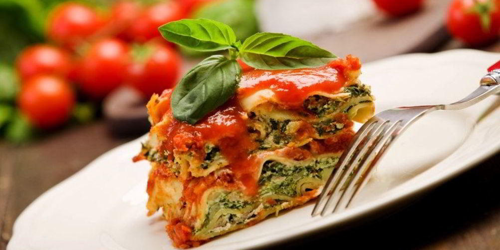Как приготовить вегетарианскую лазанья со шпинатом