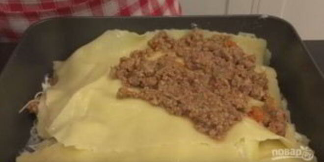 Рецепт вкусной домашней лазанья