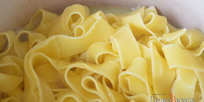 Рецепт белой пасты — итальянских макарон