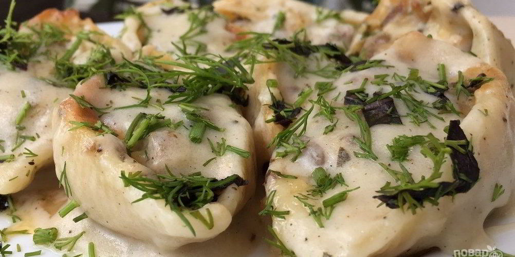 Как приготовить фаршированные макароны ракушки под соусом бешамель