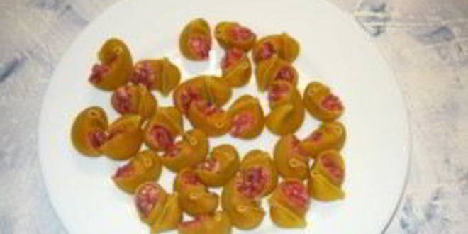 Рецепт фаршированных ракушек под сливочным соусом