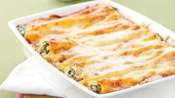 Рецепт Каннеллонь с мясной начинкой