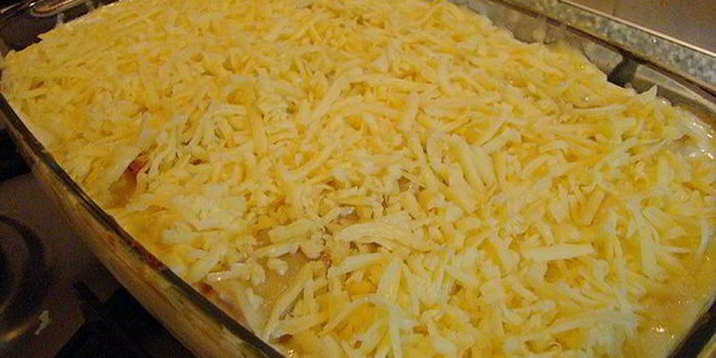 Рецепт каннелоней с мясной начинкой под соусом бешамель