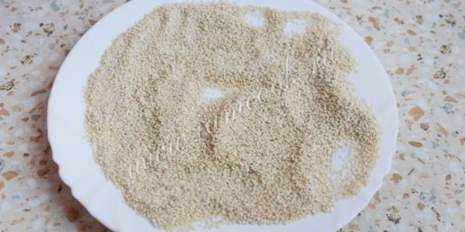 Рецепт кунжутной пасты тахина