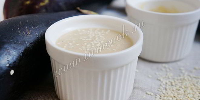 Рецепт кунжутной пасты тахина