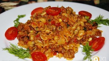 Рецепт Макарон по-флотски