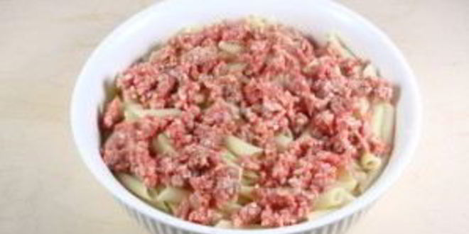 Рецепт макарон с брокколи и фаршем