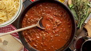 Рецепт Макарон с фаршем и томатной пастой