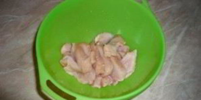 Рецепт макарон с курицей в сырном соусе