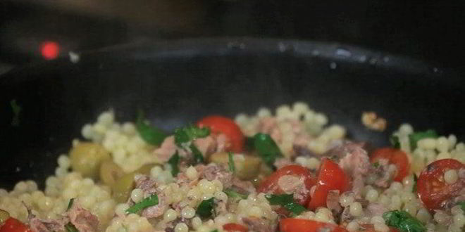 Рецепт макарон с тунцом и томатами