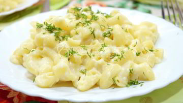 Рецепт Макарон в сырном соусе