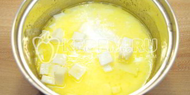 Рецепт макарон в сырном соусе