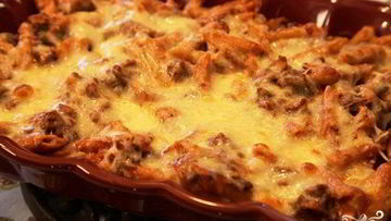 Рецепт Макарон, запеченных с фаршем
