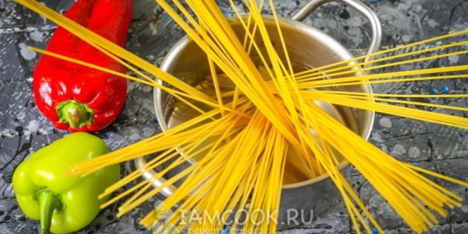 Рецепт пасты с болгарским перцем