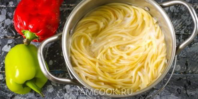 Рецепт пасты с болгарским перцем