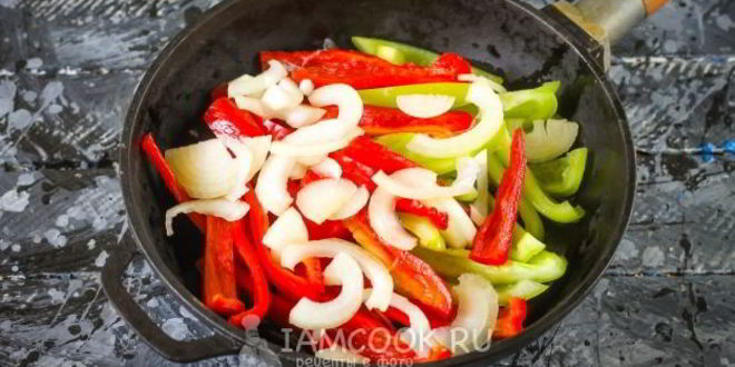 Рецепт пасты с болгарским перцем