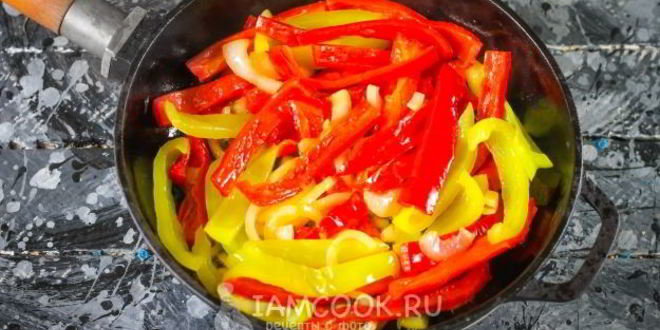Рецепт пасты с болгарским перцем