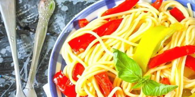 Рецепт пасты с болгарским перцем