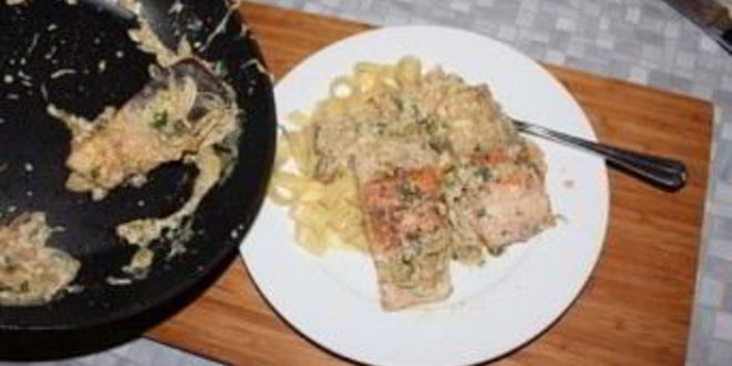 Рецепт пасты с горбушей